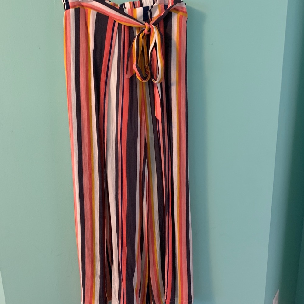 BOGO all items!! Rainbow Flowy pants nbw!!